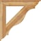 Ekena Millwork Funston Traditional Rough Sawn Bracket, Western Red Cedar, 6"W x 42"D x 42"H BKT06X42X42FST01RWR - alternate 3